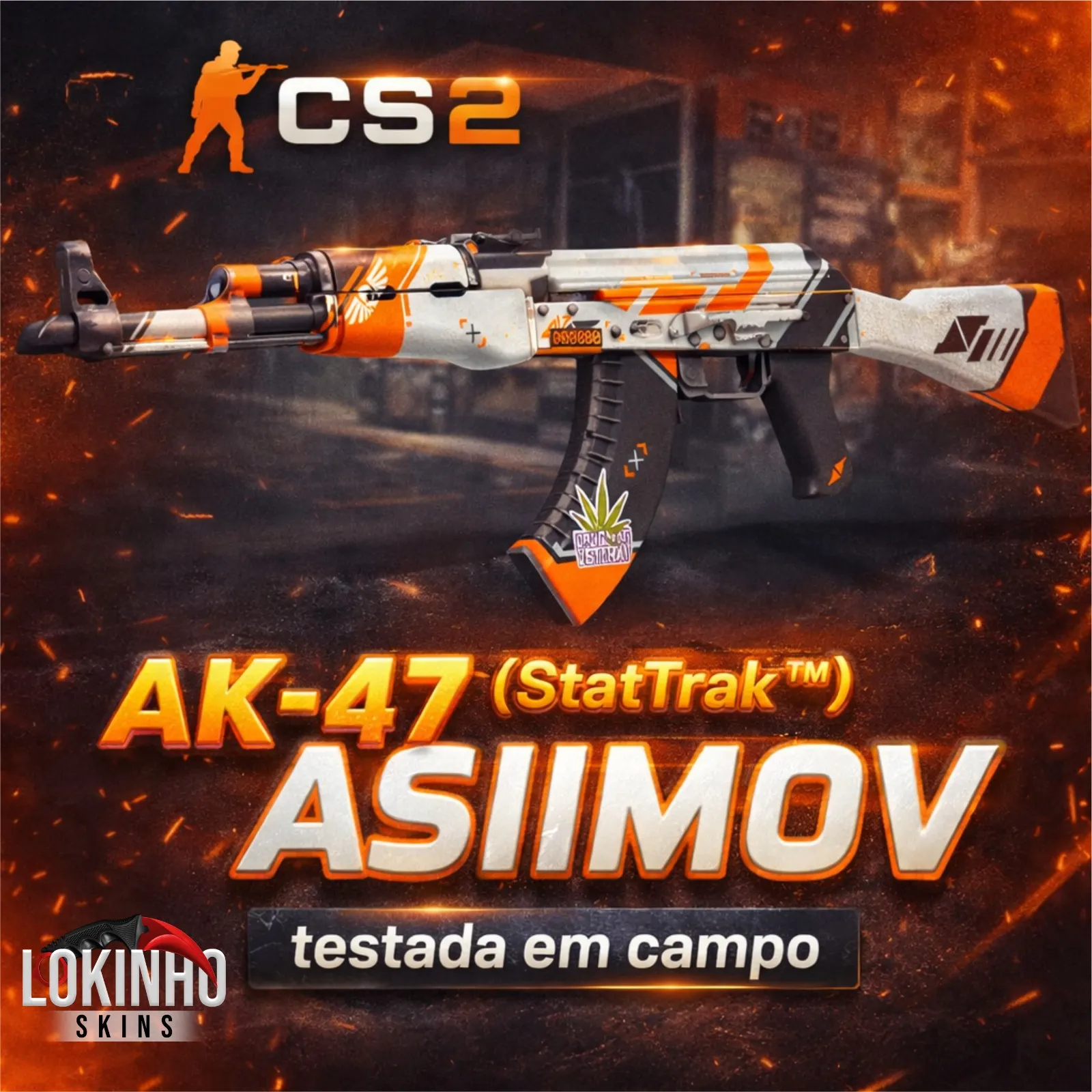 PREMIO 35 - AK-47 ASIMOV TESTADA EM CAMPO R$ 4,85