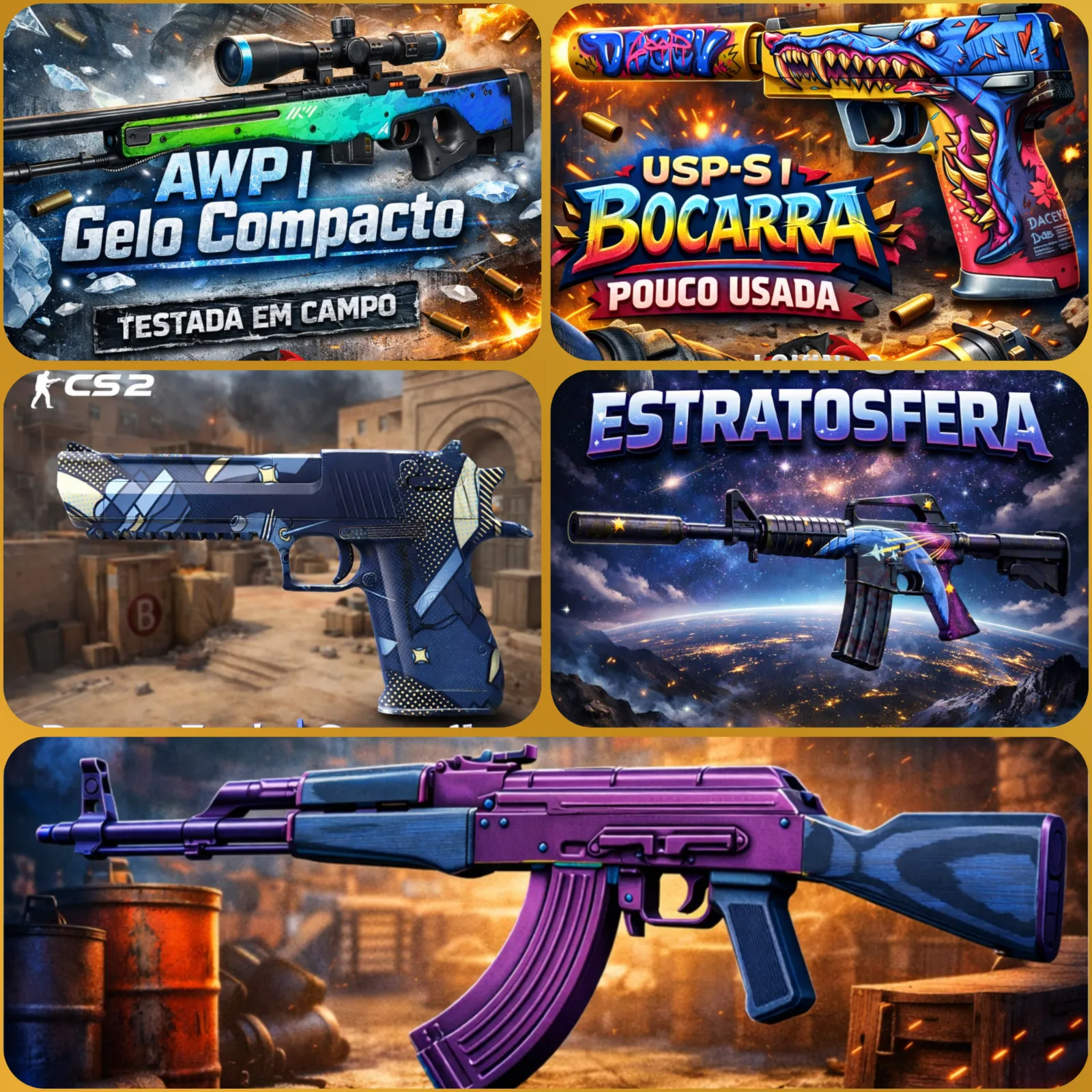 PREMIO 49 - 5 SKINS E 5 GANHADORES R$ 5,72 - Imagem 1